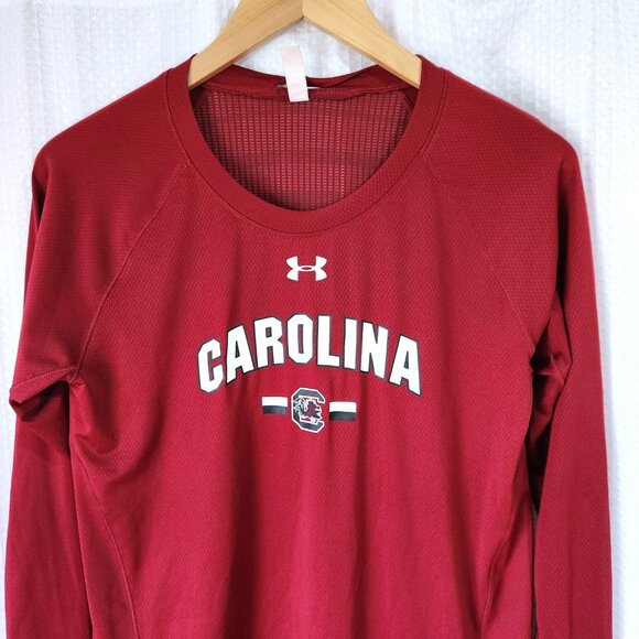 Under Armour Shirt Athletic Lightweight Long Sleeve Top Small Heat Gear - Picture 3 of 8